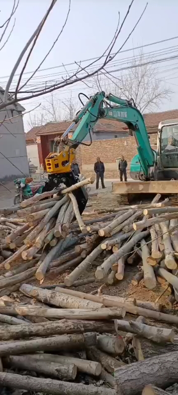 旋转抓木器