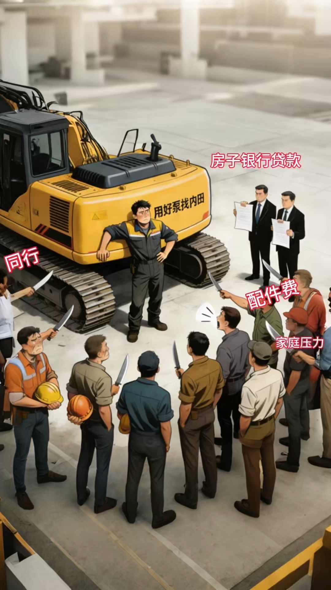 挖机修理工该何去何从