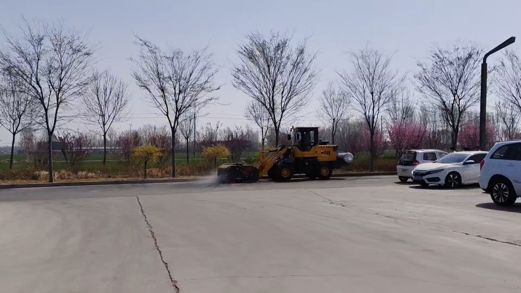 道路扫地机清扫高速用3米扫路机前进式清扫器无灰尘