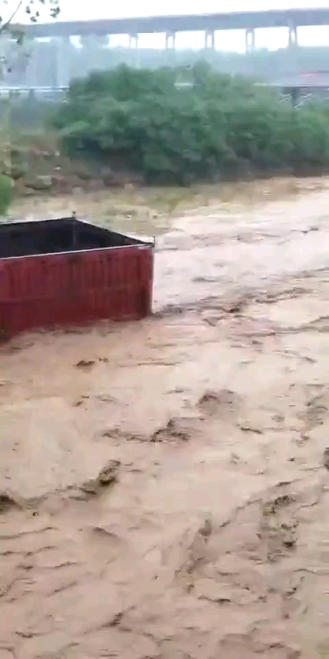 下大雨，又被淹，太惨了