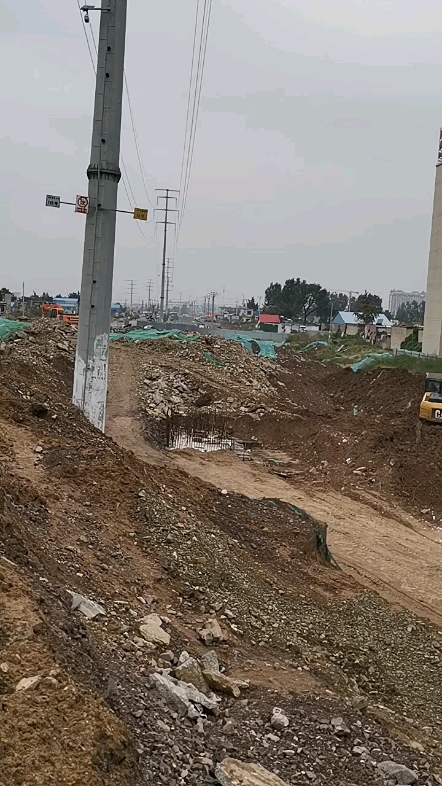 雨水管道开挖