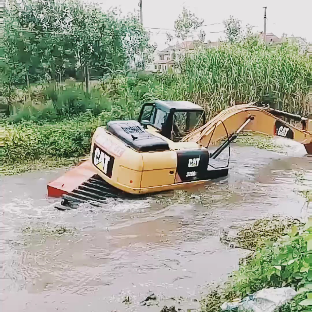 水挖机怎么经营，备两套底盘，水路通用？