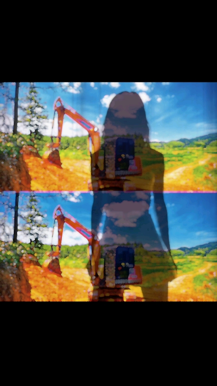 虽然开挖机很辛苦，挣的也不多。但是奈何自己没有文化。