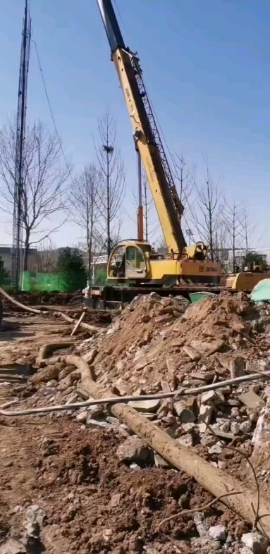楼基打桩