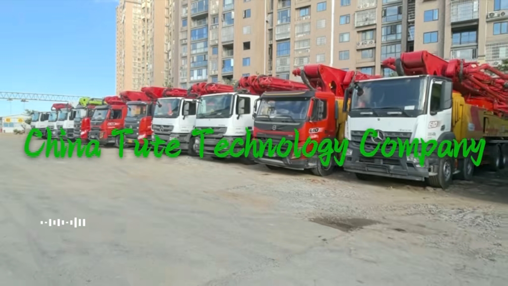 三一、中联重科、徐工集团，涵盖各类泵车车型，全球物流服务