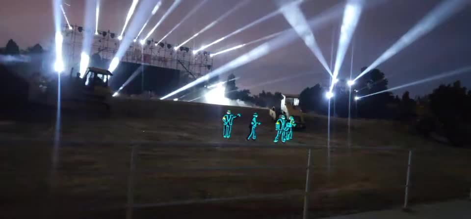 山工燈光秀