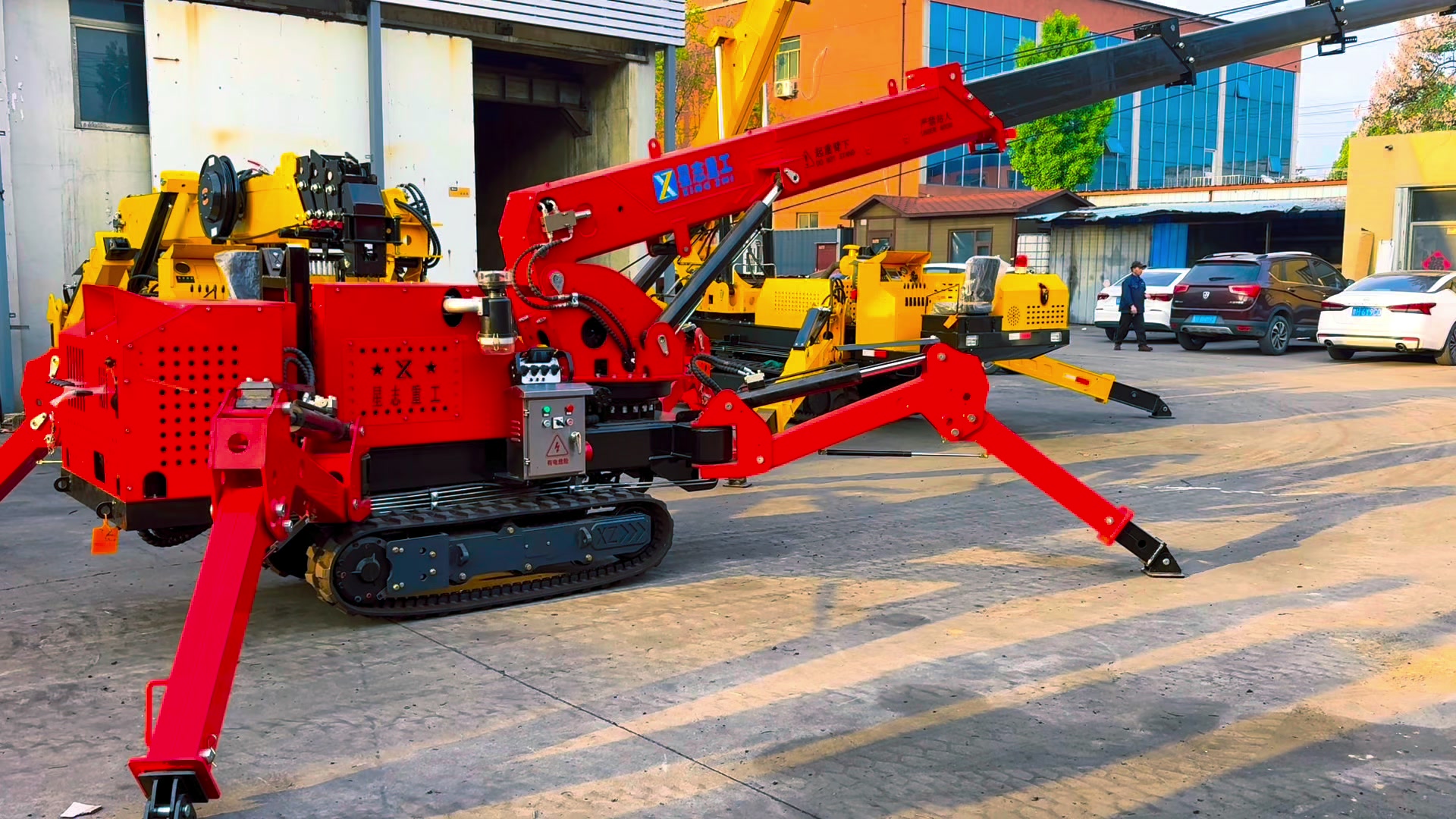 小空間大作為，星志三噸蜘蛛吊車(chē)重塑精準(zhǔn)吊裝新體驗(yàn)-帖子圖片