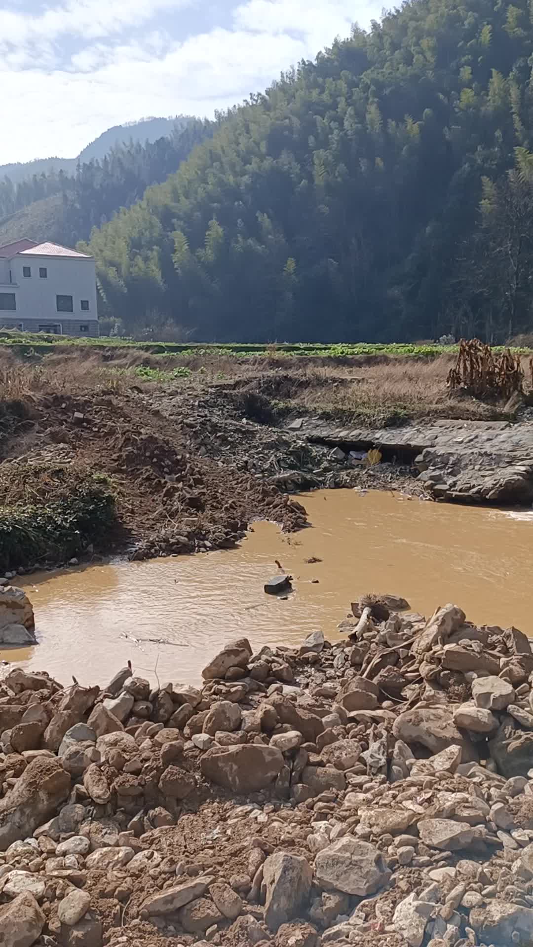 疏通溪水