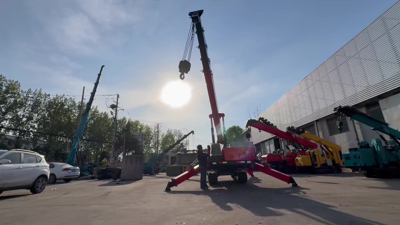 星志8噸蜘蛛吊車，重塑狹小空間吊裝新范式-帖子圖片