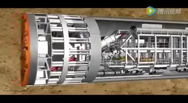 盾構機開挖隧道